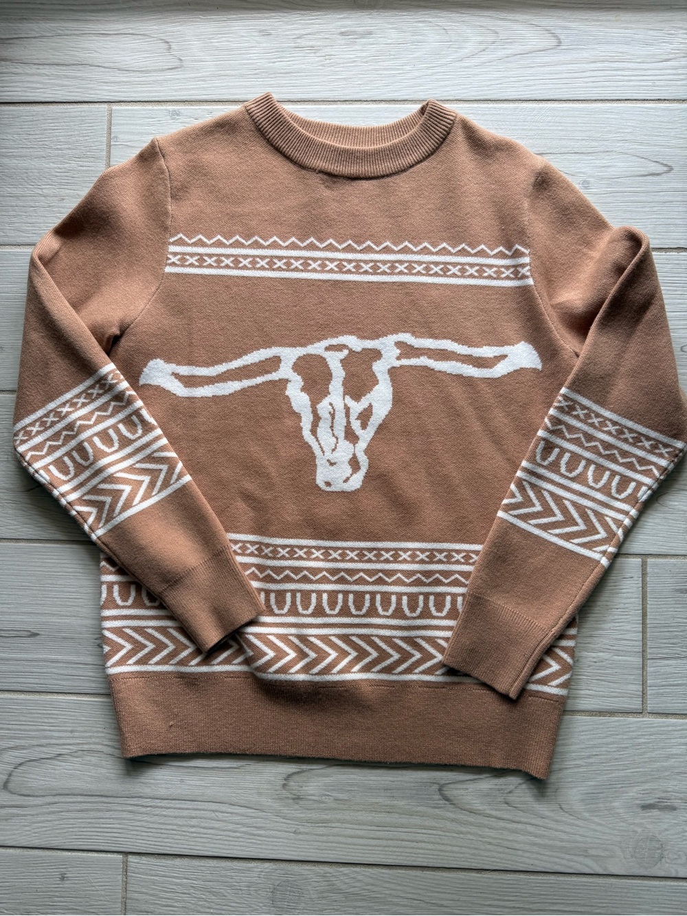 Longhorn Skull Sweater